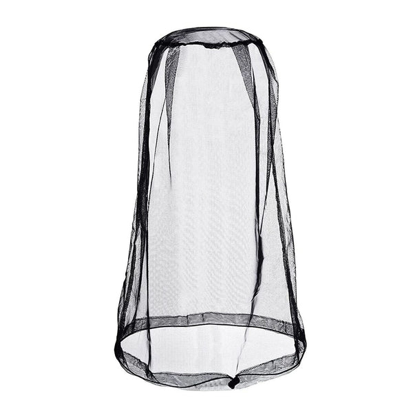 4 Pack Ultra Large Mosquito Net 18x18 Inches Mosquito Head Net Oversized Insect Netting Bug Fits Most Hats for Gardening Hiking Fishing Traveling(Black)