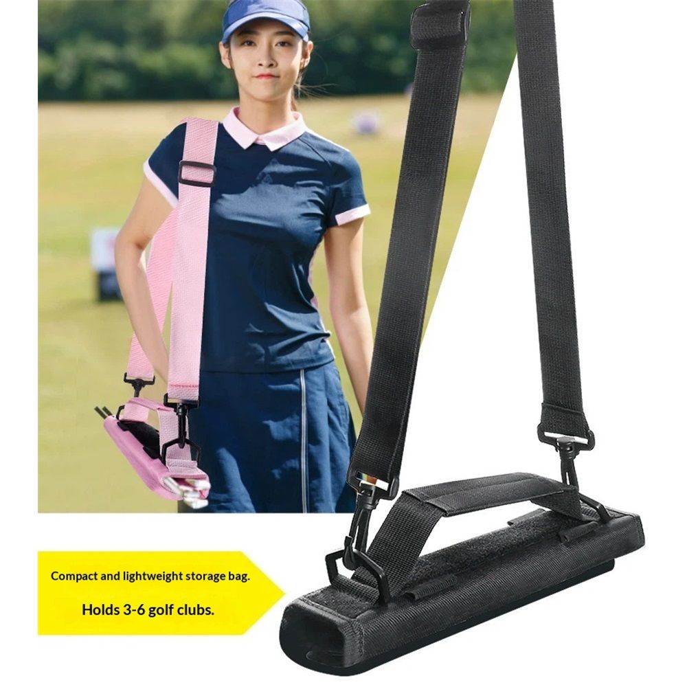Golf Portable Mini Carry Bag Shoulder Sleeve Bag Ideal for Golf Course Available, Pouch Portable Foldable Mini Carrying Bags for Golf Clubs