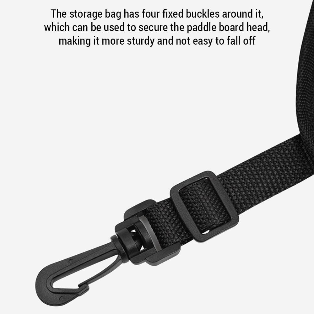 2 pack Paddleboard Deck Bag, Elastic mesh Storage Bag Sup Accessories, Storage Bag Paddleboard Mesh Bag (black)