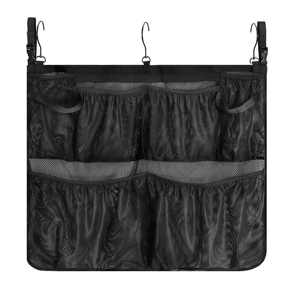 Kayak Pocket Mesh Storage Pouch Sleeve Gear Water Bottle Holder Bag Organizer Accessory Black, with Mesh Pockets Poolside Storage Mesh Package for Most Pools