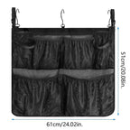 Kayak Pocket Mesh Storage Pouch Sleeve Gear Water Bottle Holder Bag Organizer Accessory Black, with Mesh Pockets Poolside Storage Mesh Package for Most Pools