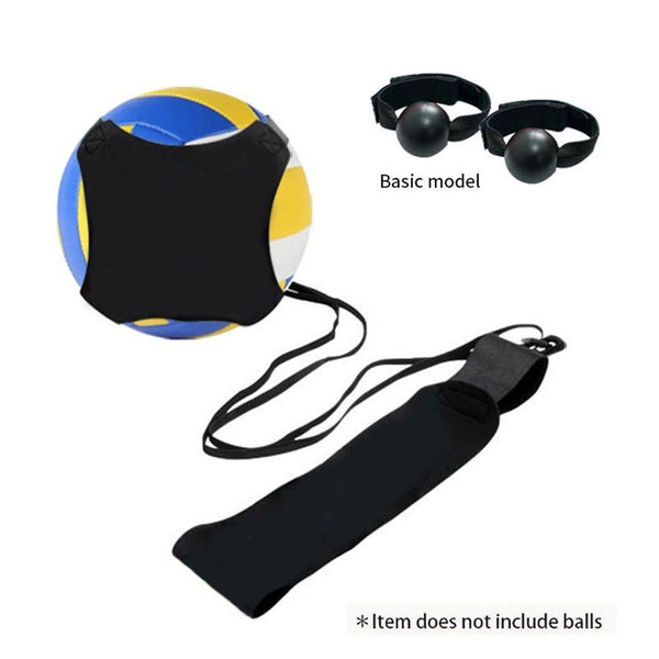 Volleyball Training Equipment Aid Great Trainer for Solo Practice of Serving Setting Spiking and arm Swings Returns, with Adjustable Waist Belt Ball Pouch Hand Strap (Excluding ball)