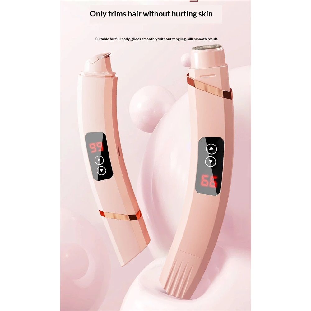Electric Shaver for Women, Hair Shaver Razors for Legs, Arm, Underarms, Bikini, USB Rechargeable, Wet & Dry Waterproof Bikini Trimmer for Woman, pink