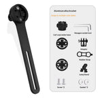 Vehicle Mounts Stopwatch Seat Speedometer Holder Mount for Bike Bicycle Computer Mount Holder Bike Mounts Bracket Multifunctional Bicycle Handlebar Extender