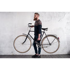 Leather Bike Handle Strap Bicycle Frame Carrying lifter,  Mountain Bike Frame Handle Carrying Lifter Bike Rack Strap for Road Mountain Bike, Portable and Labor-Saving