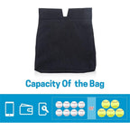 Umpire Ball Bag | Baseball Softball | Umpire Ball Bag for Baseball Softball, Ball Bag (black, 30*8*34cm)