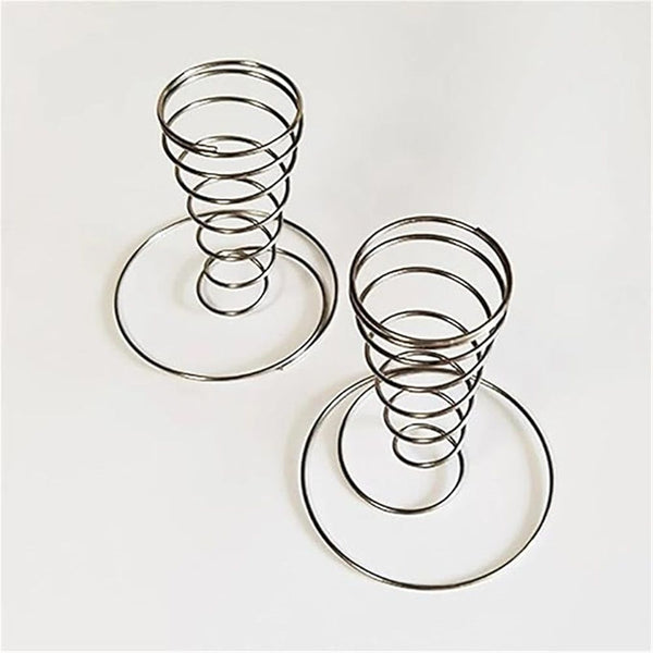 2 Pack Stainless Steel Cone Holder for Pizza, Ice Cream