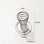 2 pack Stainless steel Pizza Cone Holder Stand Ice Cream Cone Holder,Pizza Cones Holders Freestanding Ice Cream Display Stands for Restaurants Cafes Party