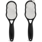 4 Pcs Foot Files with Skin Catcher, Stainless Steel Foot Rasp Callus Remover Pedicure Feet Grater Foot Scrubber Dead Skin Remover for Feet