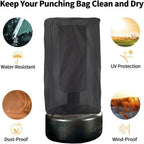 Freestanding Punching Bag Cover - Outdoor Waterproof, Standing Heavy Bag Protective Cover for Boxing Bag (43x28in)