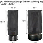 Freestanding Punching Bag Cover - Outdoor Waterproof, Standing Heavy Bag Protective Cover for Boxing Bag (43x28in)