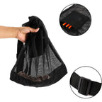 2 pack Mushroom Foraging Bag w/ Pouch & Basket - Mesh Harvesting Bag for Mushroom, Fruit & Vegetable Hiking & Camping（black,Only 2 storage bags）