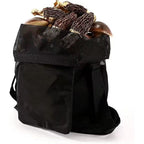 2 pack Mushroom Foraging Bag w/ Pouch & Basket - Mesh Harvesting Bag for Mushroom, Fruit & Vegetable Hiking & Camping（black,Only 2 storage bags）