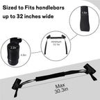 Handlebars Straps for 32" Handlebars, Compatible with Black Bar-Harness Easily Adjustable to Maintain Vehicle Stability and Safety During Transportation