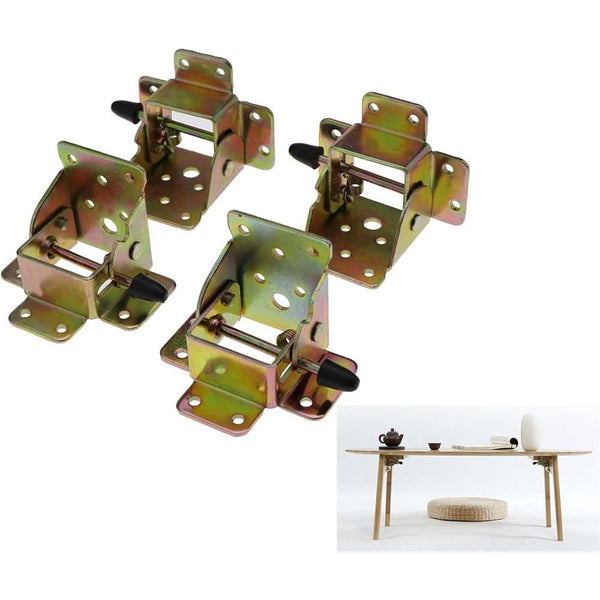 4 Pack Iron Reinforcement Braces Foldable Brackets - Side Brake