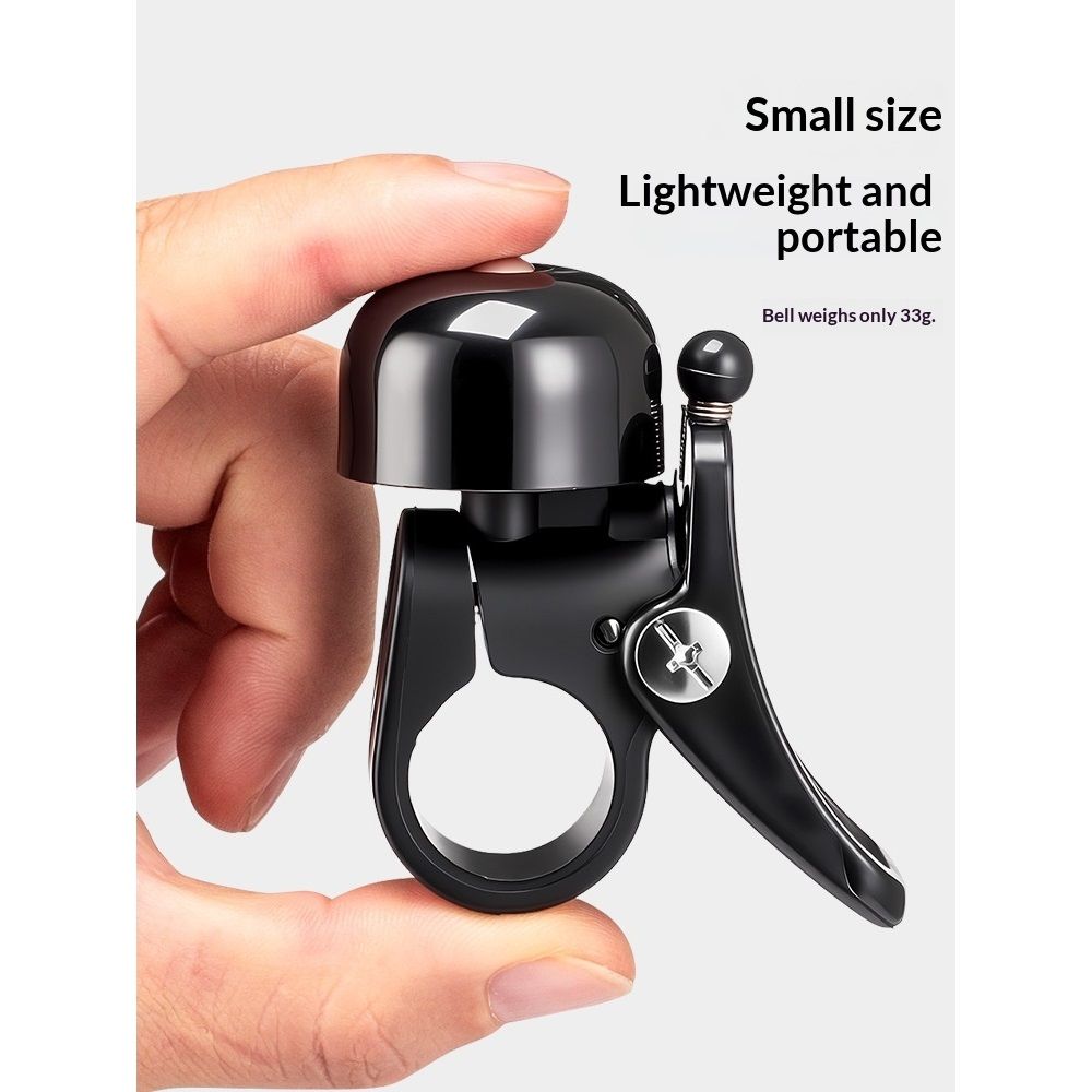2 pack Aluminum alloy Bike Bell - Classic Bicycle Bell With Loud Sound for Road, Mountain, City, Sports, Cruiser and Bikes