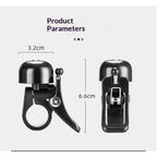 2 pack Aluminum alloy Bike Bell - Classic Bicycle Bell With Loud Sound for Road, Mountain, City, Sports, Cruiser and Bikes