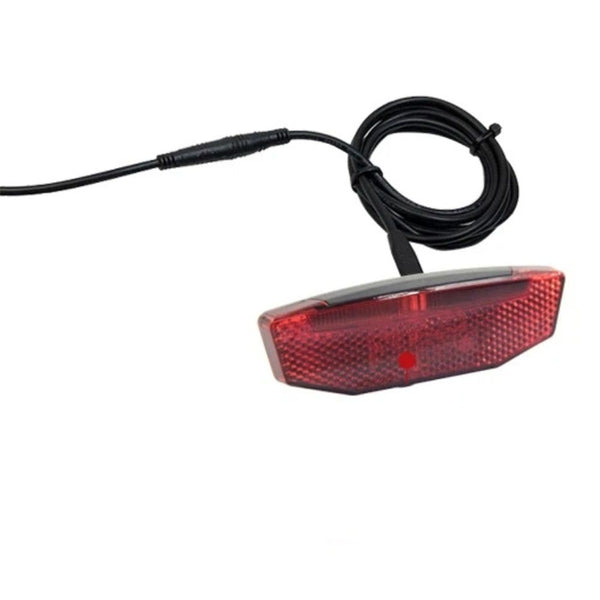 6V-60V High Brightness Bike Rear LED Warning Tail Light for Night Riding