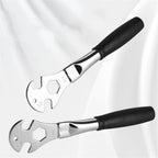 Pedal Wrench Double Sided Bicycle Pedals Removal 15/16/17mm Bikes Spanner Home Mechanic Kit Tool Comfortable Grip Cycling Crank for Biking Maintenance Repair