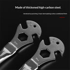 Pedal Wrench Double Sided Bicycle Pedals Removal 15/16/17mm Bikes Spanner Home Mechanic Kit Tool Comfortable Grip Cycling Crank for Biking Maintenance Repair