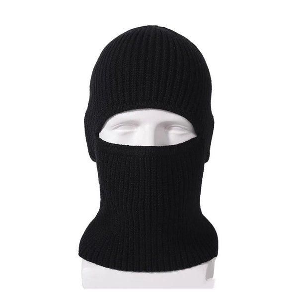 2 in 1 Ski Mask Black Ski Face Mask Winter Warm Cap Beanie Hats for Men Women Headwear, Hat Warm Full Face Ski Mask