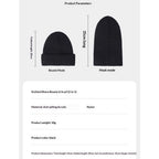 2 in 1 Ski Mask Black Ski Face Mask Winter Warm Cap Beanie Hats for Men Women Headwear, Hat Warm Full Face Ski Mask