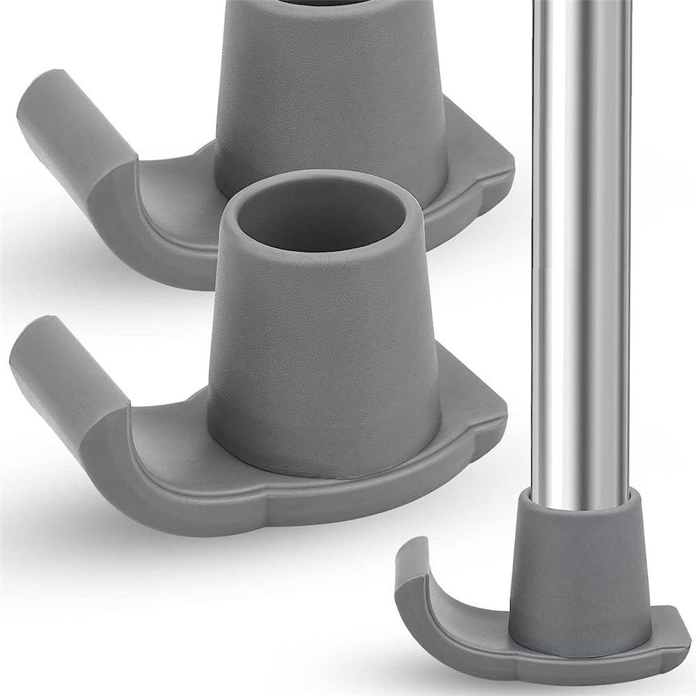 8 Pcs Skis, Universal Fit Walker ski Glides, Heavy Duty Rubber Walker Glides Walker Feet Replacement(Grey)