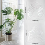 4 pcs Turtle Shell Bamboo Clamp Set - Reusable Clear Plastic Stem Support for Outdoor & Indoor Plants. Ideal for retaining Stems of Flowers, Herbs, and Vegetables