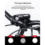 2 Packs Bike Light Set Super Bright Focus Adjustable Front Headlight and Rear LED Mountain Bicycle Light, Mount Included（Battery not included）
