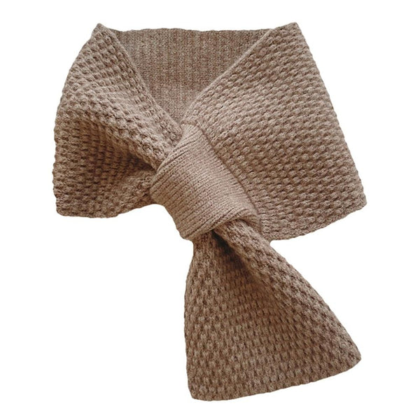 Winter Knit Warm Scarves Thick Scarf Cold Weather Soft Neck Warmer for Women Men, Shawl Neck Collar Breathable Warmer Cold Weather (khaki)