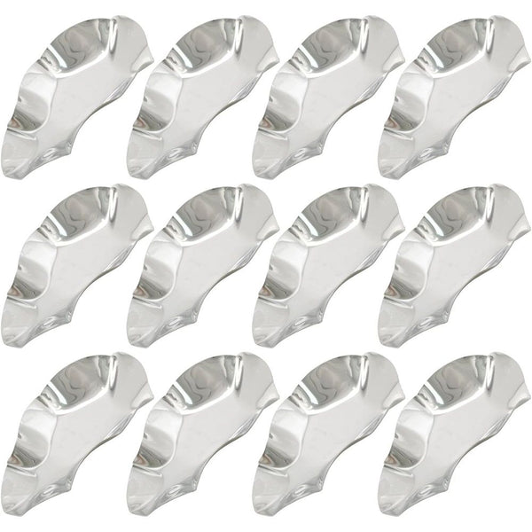 12pcs Stainless Steel Oyster Shells Oyster Clams