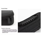 Watch case for travel and storage, hard 3 slots Watch Roll Organizer for Men and Women（does not include a watch）