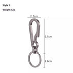 Quick Release Keychain, Pull Apart Key Chain Clip,Carabiner Keychain Clip for Outdoor, Carabiner for Keys Key Rings Heavy Duty