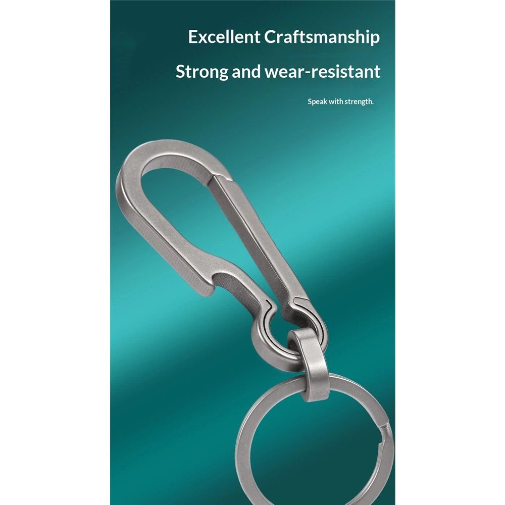 Quick Release Keychain, Pull Apart Key Chain Clip,Carabiner Keychain Clip for Outdoor, Carabiner for Keys Key Rings Heavy Duty