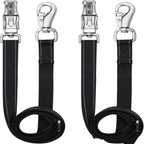 Trailer Cross Tie, Horse Haulage Adjustable Nylon Straps Leads with Panic Snap Fixed Eye Equestrian Equipment
