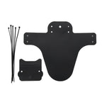 FENDER BLACK WITH STEALTH, Front and Rear Compatible Bicycle Mudguard, Plus Size and Fat Bike Wheel Sizes(26.5*22CM)