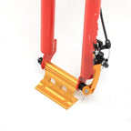 Bike Block Fork Mount w/Quick-Release Lever, Aluminum Alloy Bicycle Front Fork Fixed Clip Luggage Rack for Truck Bed/Trailer/Van, Vertical or Horizontal Mounted (yellow)