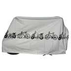 2 pack UV protector cover dustproof Bike Rain Dust Cover Waterproof Outdoor Gray For Bike Bicycle Cycling（Only rain cover）