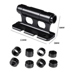 Bike Fork Mount, Upgraded Quick Release Thru Axle Bicycle Fork Rack Block for Car Trucks Vans SUV Transport and Storage, Black