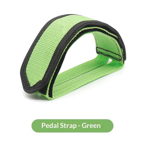 2 Pair Bicycle Pedal Adjustable Strap with Hook-and-Loop Fastener
