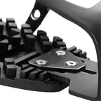 1 pairs Bike Bicycle Toe Clips Cage ONLY - Convert Pedals to Dual Function Pedals - Ride with Sneakers - black