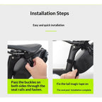 Wedge DryBag with Strap Mount - Bicycle Seat Pack,Mountain Road Bike Seat Bag Bicycle Bag Professional Cycling Accessories
