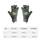 Fishing Gloves Gloves UV Protection Fingerless Gloves Men Women for Outdoor, Kayaking, Rowing, Paddling, Canoeing, Hunting（green）