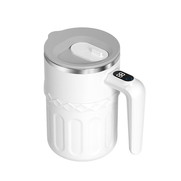Self- Stirring mug 13.4oz - Digital Temp Display, Touch Switch, 20s Auto Shutoff, Fast Charging, Christmas Gift for Family & Friends
