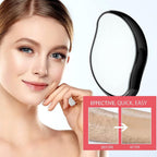 Black Crystal Hair Eraser for Women Men, Reusable Painless Body Hair Remover, Portable Exfoliation Epilator Tool to Remove Hair on Arms Legs Back