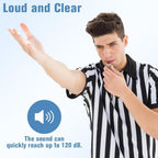 24 Pack Stainless Steel Whistles with Lanyards – Durable Loud Sports, Coaching, Referee, Party Favors, Outdoor Safety Whistles