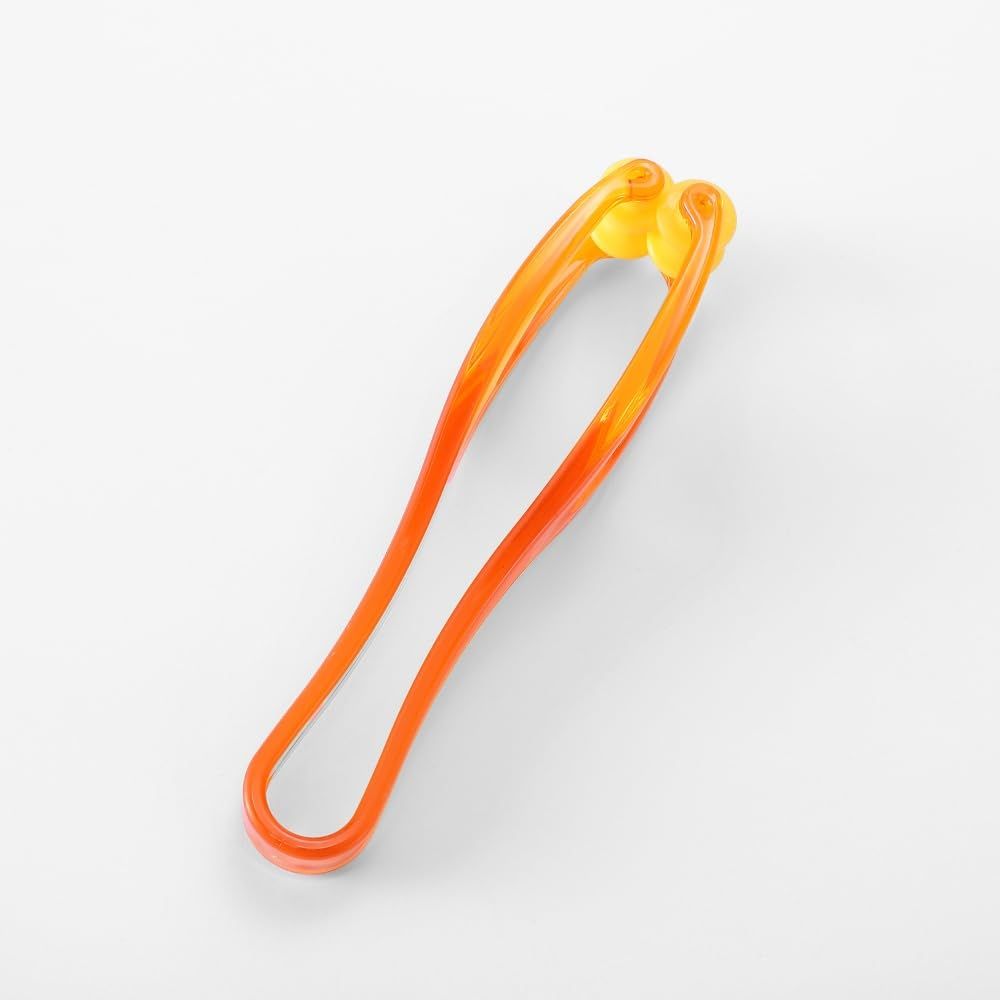 3Pcs Foot & Finger Roller Massager, Amber‑Colored Plastic Acupoint Massage Tool, Boost Blood Circulation, Relieve Finger Pain and Stress for Hands and Feet