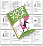 Chair Yoga for Seniors Over 60 – 30-Day Weight Loss & Toning Guide, 15-Min Daily Routine, Illustrated Poses & Progress Tracker, 4-Pack Spiral-Bound Home Fitness Book Set for Gentle Fat Burning & Muscle Strength