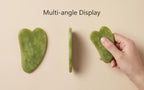 Natural Xiuyu Jade Heart‑Shaped Gua Sha Board（10 pieces）