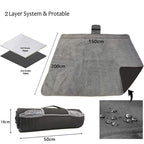 utdoor Camping Blanket - Black